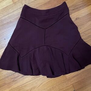 Ann Taylor burgundy skirt
